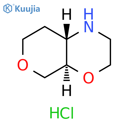 Pyrano[3,4-b][1,4]oxazine, octahydro-, hydrochloride (1:1), (4aR,8aS)-rel- structure