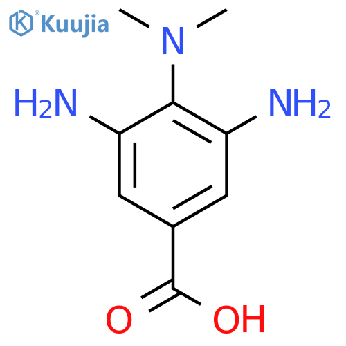 Benzoic acid,3,5-diamino-4-(dimethylamino)- structure