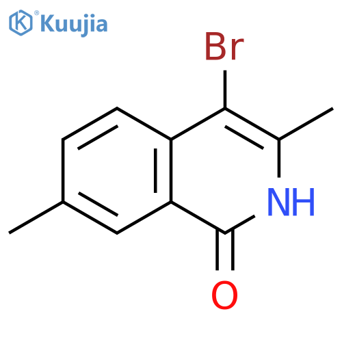 1(2H)-Isoquinolinone, 4-bromo-3,7-dimethyl- structure