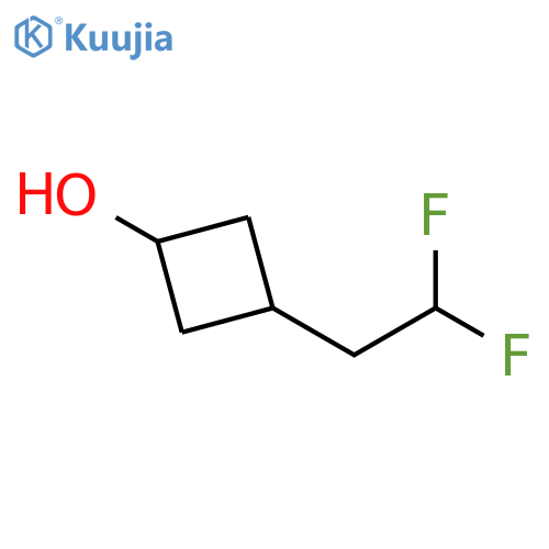 Cyclobutanol, 3-(2,2-difluoroethyl)- structure