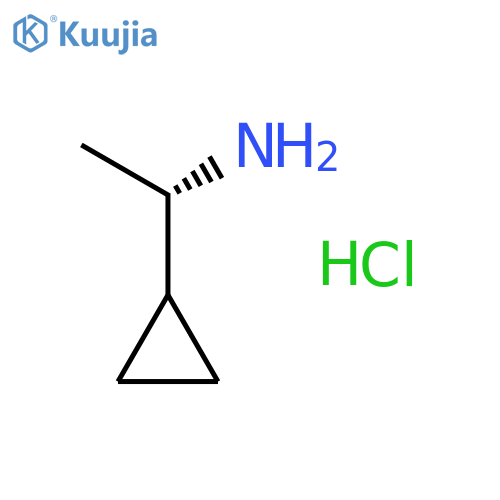 (1S)-1-cyclopropylethanamine;hydrochloride structure
