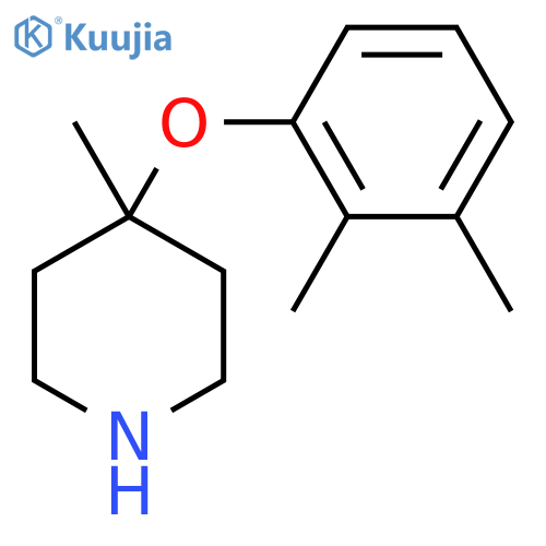 4-(2,3-dimethylphenoxy)-4-methylpiperidine structure