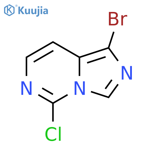 1-bromo-5-chloro-imidazo[1,5-c]pyrimidine structure