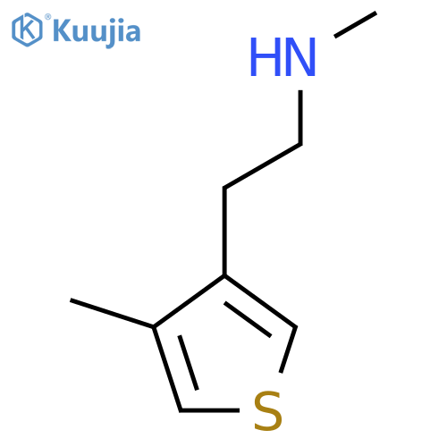 methyl2-(4-methylthiophen-3-yl)ethylamine structure