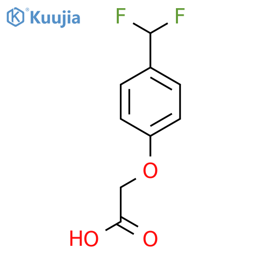 2-(4-(Difluoromethyl)phenoxy)acetic acid structure