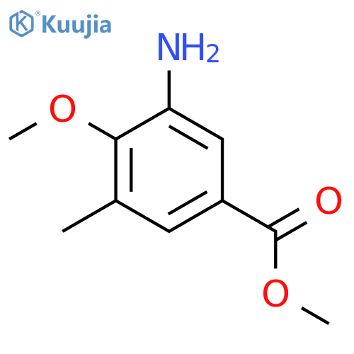 Methyl 3-amino-4-methoxy-5-methylbenzoate structure