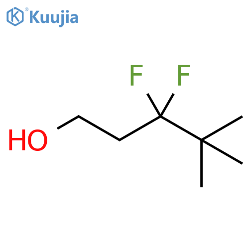3,3-Difluoro-4,4-dimethylpentan-1-ol structure