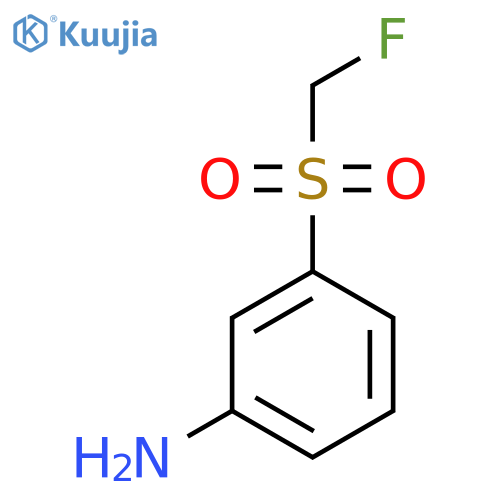 3-fluoromethanesulfonylaniline structure