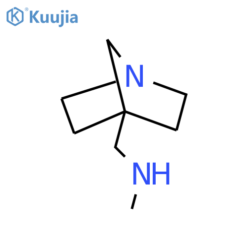 1-(1-azabicyclo[2.2.1]heptan-4-yl)-N-methylmethanamine structure