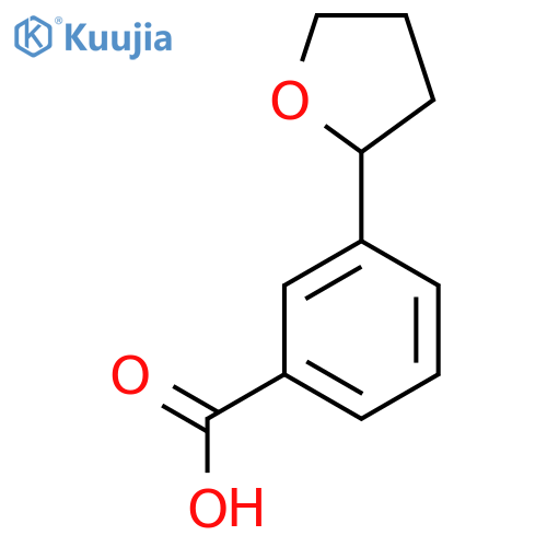 3-(oxolan-2-yl)benzoic acid structure