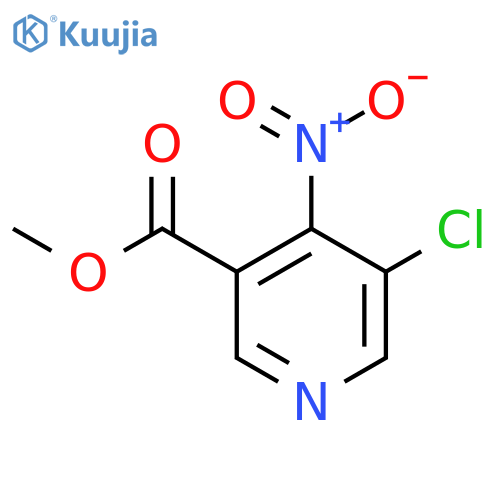 Methyl 5-chloro-4-nitronicotinate structure
