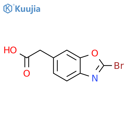 2-(2-Bromobenzo[d]oxazol-6-yl)acetic acid structure