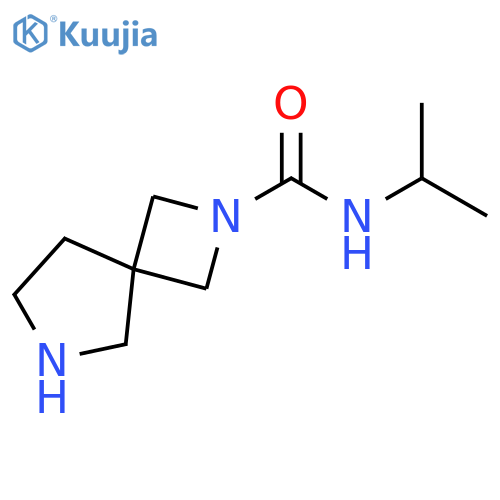 2,6-Diazaspiro[3.4]octane-2-carboxamide, N-(1-methylethyl)- structure