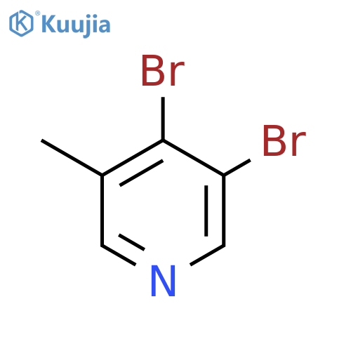 3,4-Dibromo-5-methylpyridine structure