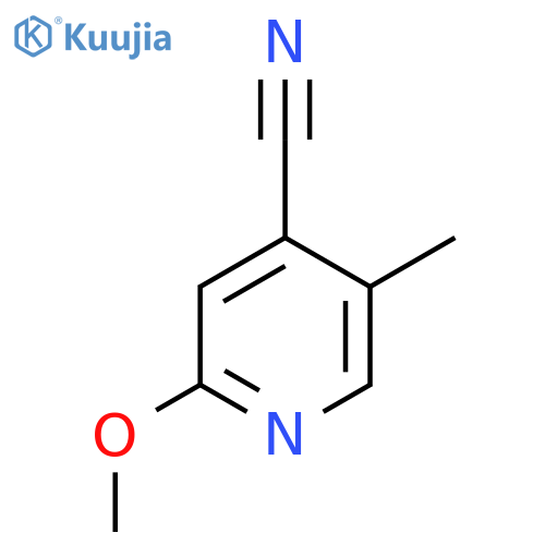2-Methoxy-5-methyl-isonicotinonitrile structure