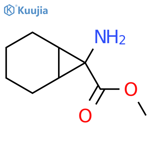 Methyl 7-aminobicyclo[4.1.0]heptane-7-carboxylate structure