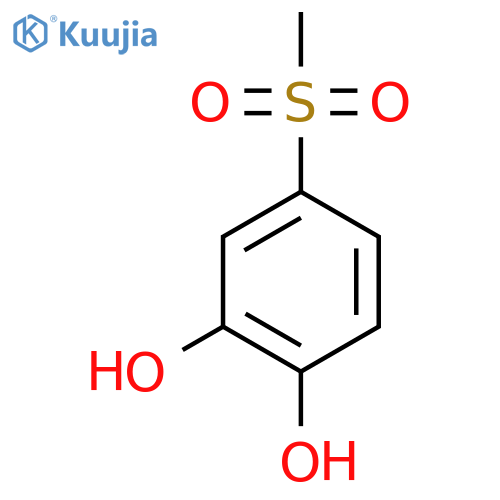 4-Methanesulfonylbenzene-1,2-diol structure