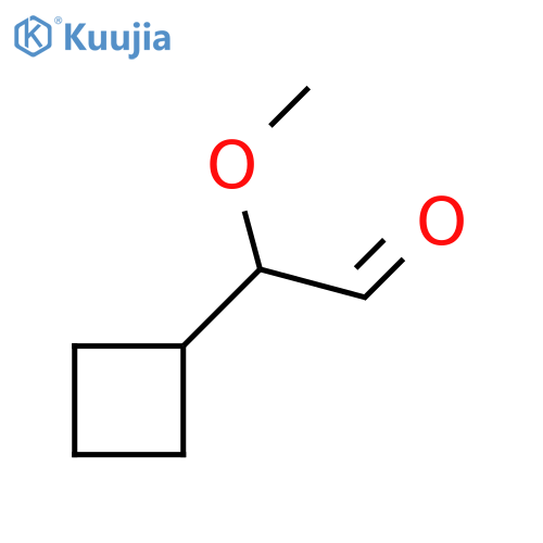2-Cyclobutyl-2-methoxyacetaldehyde structure