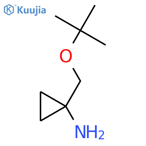 1-[(Tert-butoxy)methyl]cyclopropan-1-amine structure