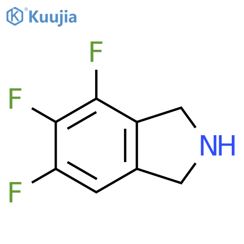 4,5,6-trifluoro-2,3-dihydro-1H-isoindole structure