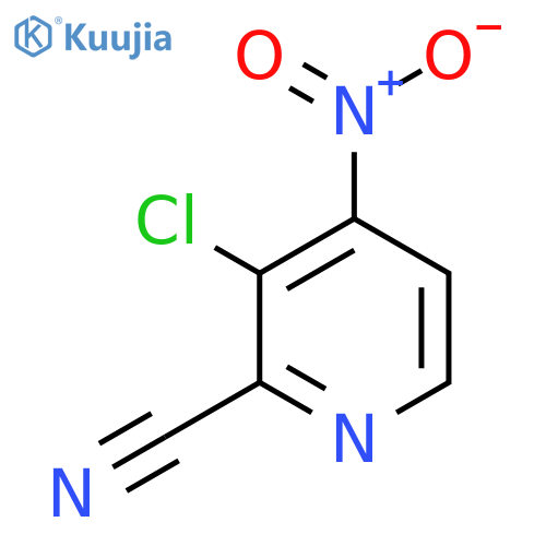 3-Chloro-4-nitropicolinonitrile structure