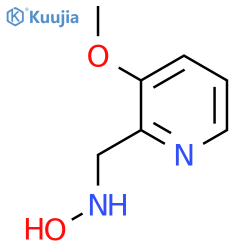 N-[(3-methoxypyridin-2-yl)methyl]hydroxylamine structure