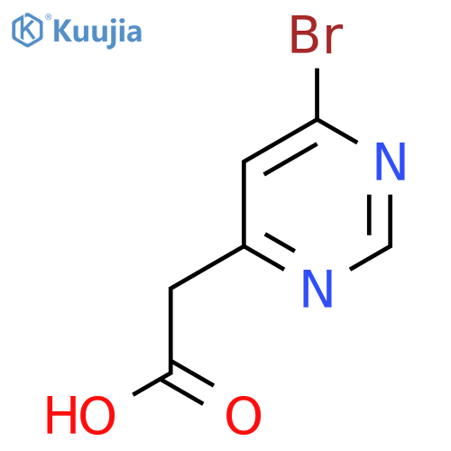 2-(6-Bromopyrimidin-4-yl)acetic acid structure