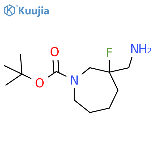 Tert-Butyl 3-(Aminomethyl)-3-Fluoroazepane-1-Carboxylate structure