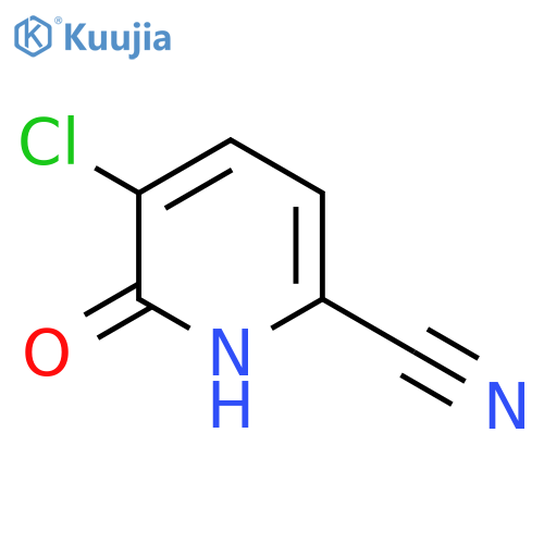 5-Chloro-6-hydroxypicolinonitrile structure