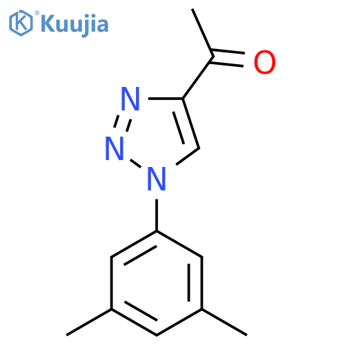 1-[1-(3,5-dimethylphenyl)-1H-1,2,3-triazol-4-yl]ethan-1-one structure