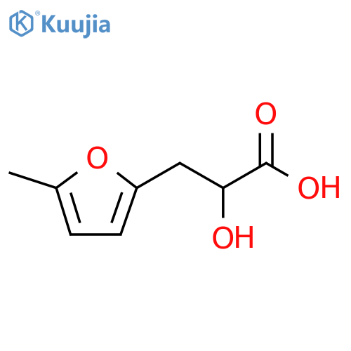 2-hydroxy-3-(5-methylfuran-2-yl)propanoic acid structure