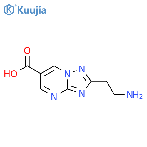 2-(2-aminoethyl)-1,2,4triazolo1,5-apyrimidine-6-carboxylic acid structure