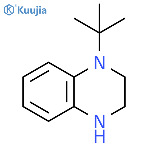 1-tert-butyl-1,2,3,4-tetrahydroquinoxaline structure