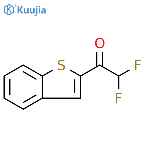 1-(1-benzothiophen-2-yl)-2,2-difluoroethan-1-one structure