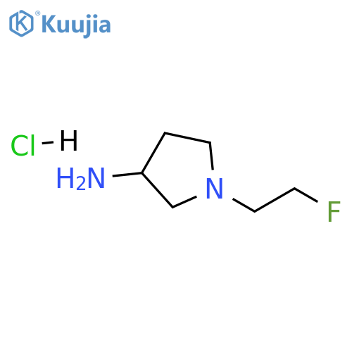 1-(2-fluoroethyl)pyrrolidin-3-amine hydrochloride structure