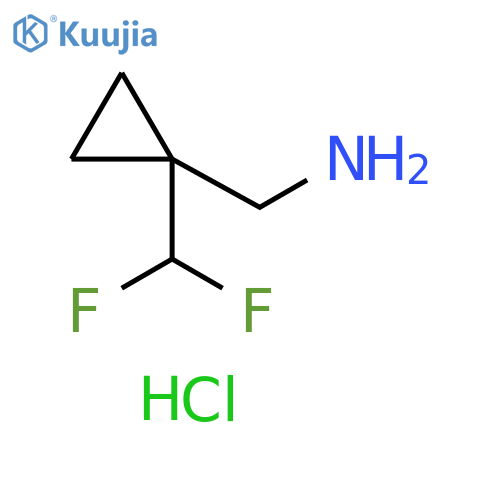 [1-(difluoromethyl)cyclopropyl]methanamine hydrochloride structure