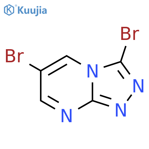 3,6-Dibromo-[1,2,4]triazolo[4,3-a]pyrimidine structure