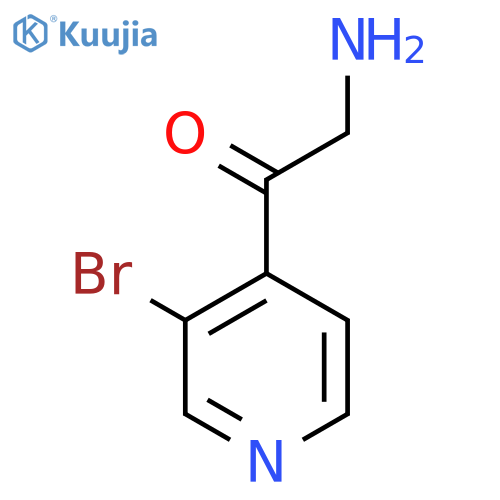 2-amino-1-(3-bromopyridin-4-yl)ethan-1-one structure