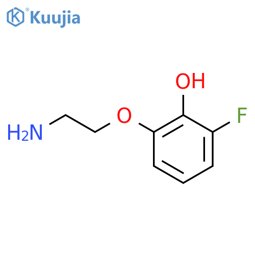 2-(2-aminoethoxy)-6-fluorophenol structure