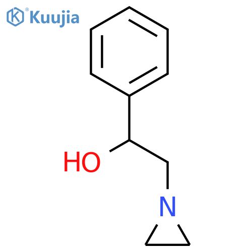 1-Aziridineethanol, a-phenyl- structure