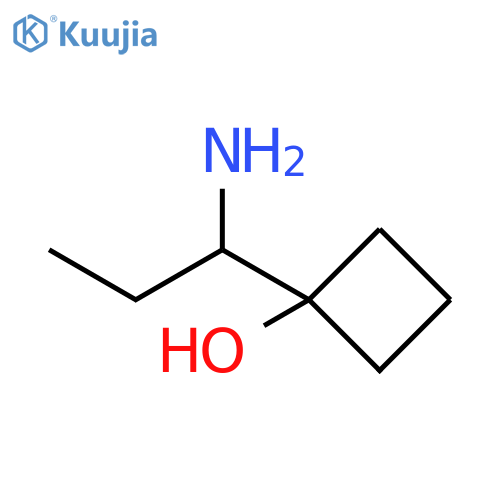 Cyclobutanol, 1-(1-aminopropyl)- structure