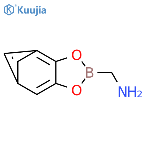 4,6-Methano-1,3,2-benzodioxaborole-2-methanamine,hexahydro-3a,8,8-trimethyl-a-(2-methylpropyl)-, (aR,3aS,4S,6S,7aR)- structure