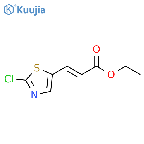 ethyl (2E)-3-(2-chloro-1,3-thiazol-5-yl)prop-2-enoate structure