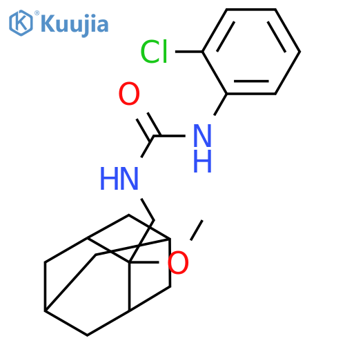 N-(2-Chlorophenyl)-N′-[(2-methoxytricyclo[3.3.1.13,7]dec-2-yl)methyl]urea structure