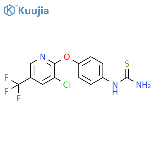 4-(3-Chloro-5-(trifluoromethyl)2-pyridyloxy)phenylthiourea, 95% structure