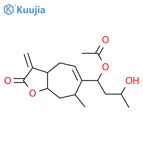 2,4-Dihydroxy-1(5),11(13)-xanthadien-12,8-olide; (2β,4α,8α,10β)-form, 2-Ac structure