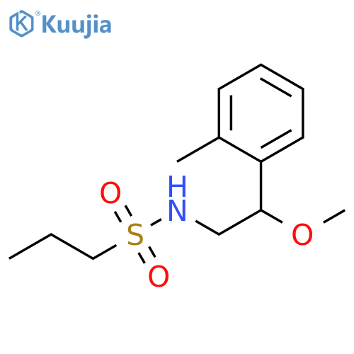 1-Propanesulfonamide, N-[2-methoxy-2-(2-methylphenyl)ethyl]- structure