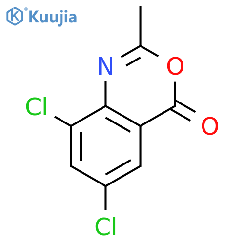 4H-3,1-Benzoxazin-4-one, 6,8-dichloro-2-methyl- structure
