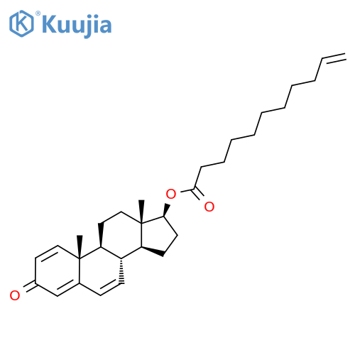 (17β)-17-(1-Oxo-10-undecen-1-yl)oxy-androsta-1,4,6-trien-3-one structure