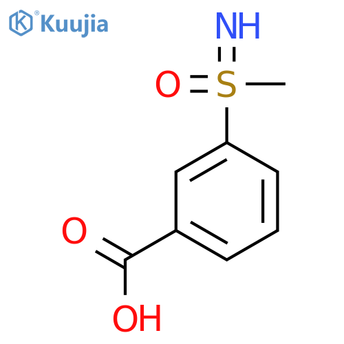 3-[imino(methyl)oxo-lambda6-sulfanyl]benzoic acid structure
